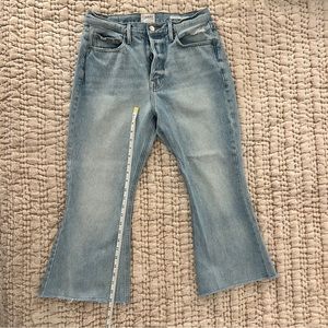 FRAME Le Cropped Flare Jeans